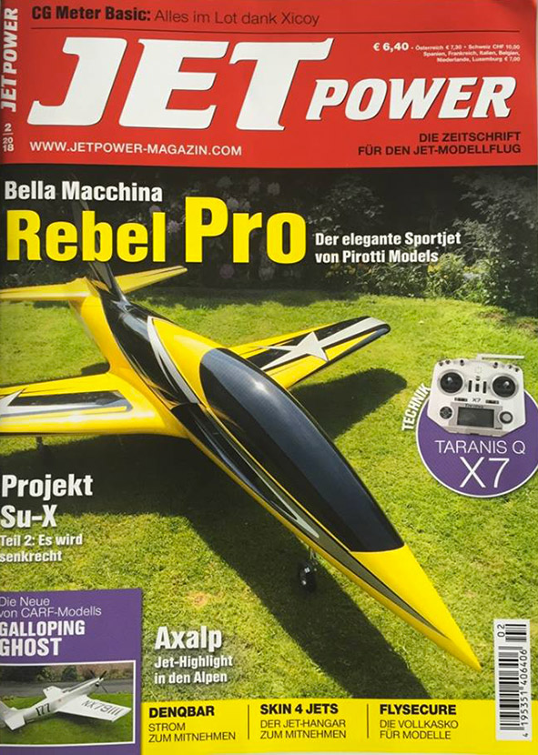 The Rebel Pro on Jet Power - Pirotti Models